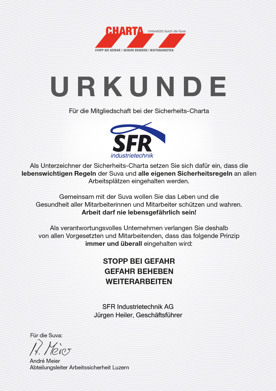 Zertifikate
